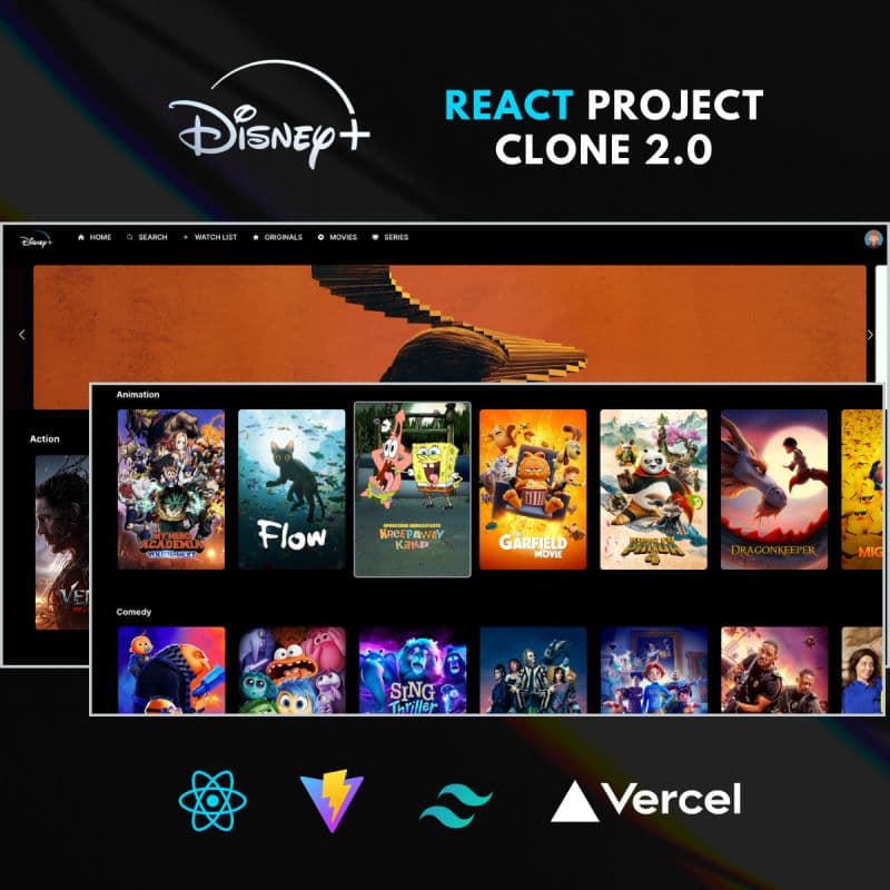 Disney Plus Clone screenshot